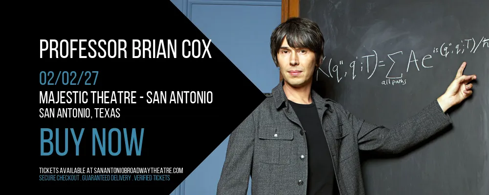 Professor Brian Cox at Majestic Theatre
