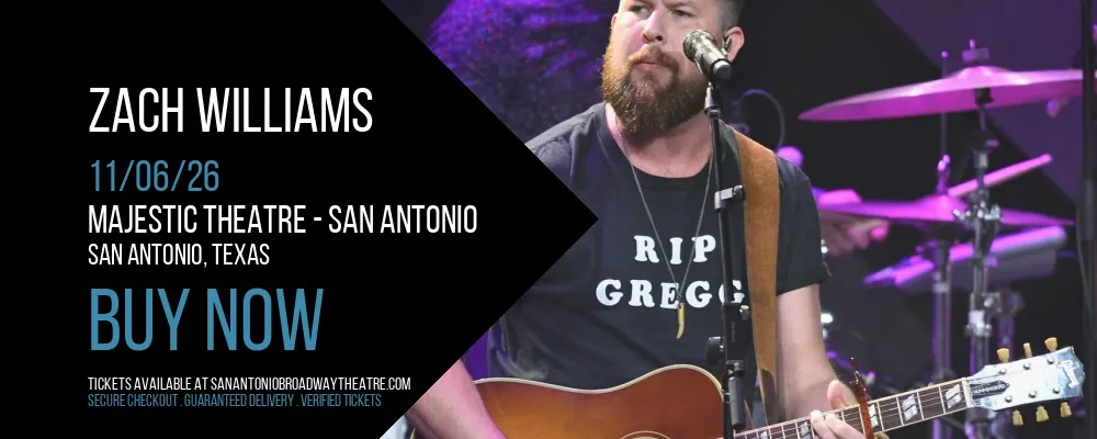 Zach Williams at Majestic Theatre